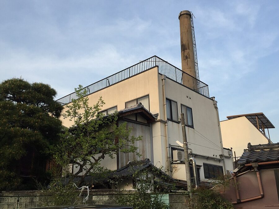 Funaoka Onsen bathhouse building