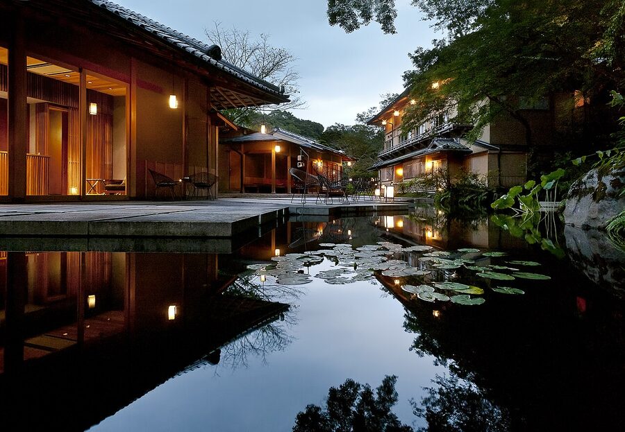 Hoshinoya Kyoto water garden