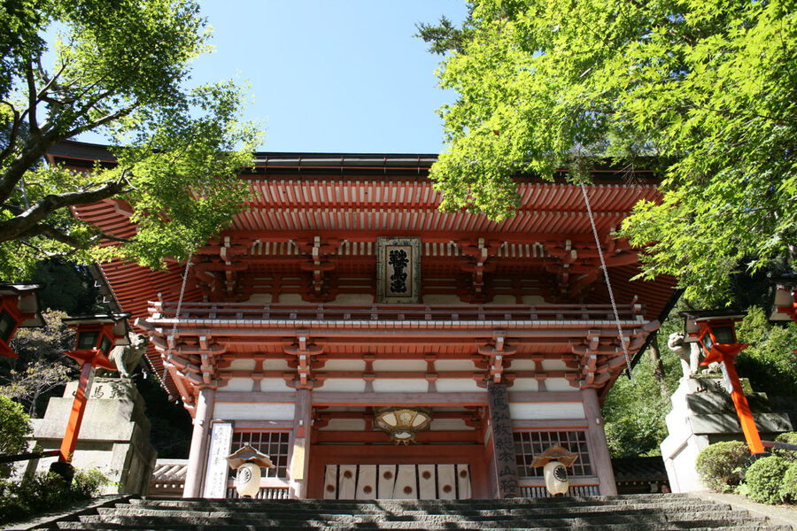 Kurama-dera temple gate