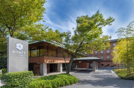 Hyatt Regency Kyoto exterior with traditional garden