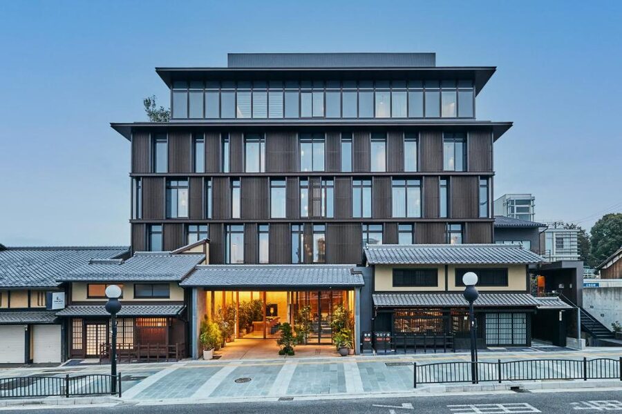 NOHGA Hotel Kiyomizu Kyoto exterior near Kiyomizu-Gojo Station