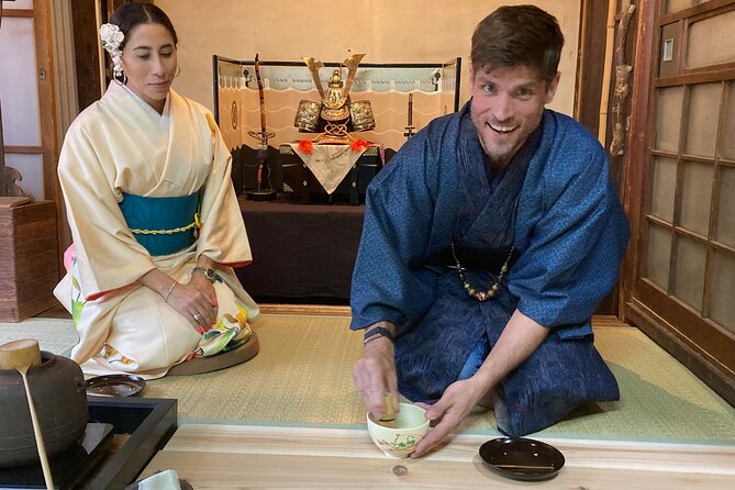 A Unique Antique Kimono and Tea ceremony Experience in English - Making matcha instead of just watching