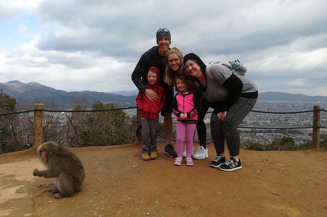Afternoon Kyoto Bike Tour: Bamboo Forest, Monkeys & Hidden Spots - Climbing Iwatayama to Monkey Park