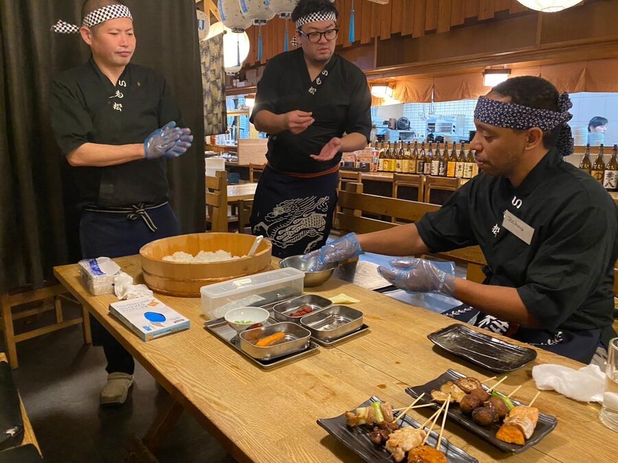 Authentic Japanese Cooking Experience at Izakaya restaurant - Yakitori: the class begins at the grill