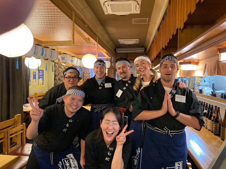 Authentic Japanese Cooking Experience at Izakaya restaurant - Sitting down to eat your own izakaya meal