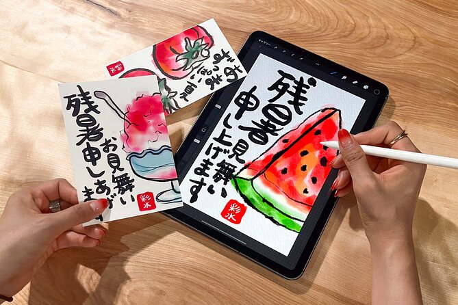 Calligraphy & Digital Art Workshop in Kyoto - The First 30 Minutes: Brush, Ink, and Japanese Calligraphy