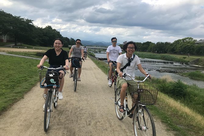 Cycle Kyoto's Hidden Gems & Gion Stroll - The river junction and the ride back