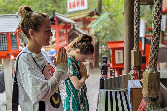 Full day Kyoto Walk in Fushimi, Arashiyama, Monkey, and Kinkakuji - A short break in Arashiyama and Togetsukyo Bridge