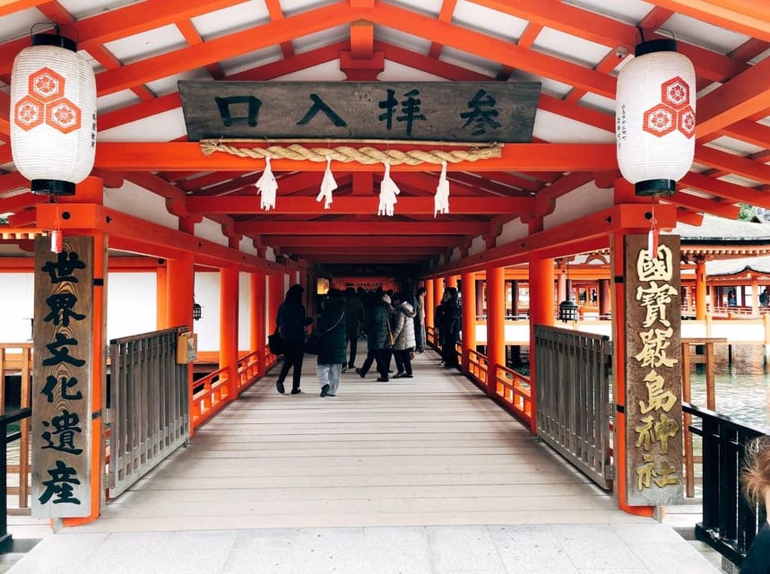 Hiroshima and Miyajima Day Trip from Kyoto/Osaka - Itsukushima Shrine and Miyajima walking time