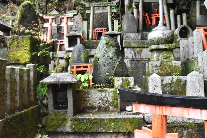 Inside of Fushimi Inari - exploring and lunch with locals - Tea, a boiled egg, and a Kyoto panorama