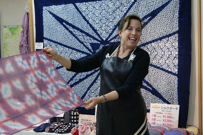 Itajime Shibori Scarf Class - Starting at the Kyoto Shibori Museum