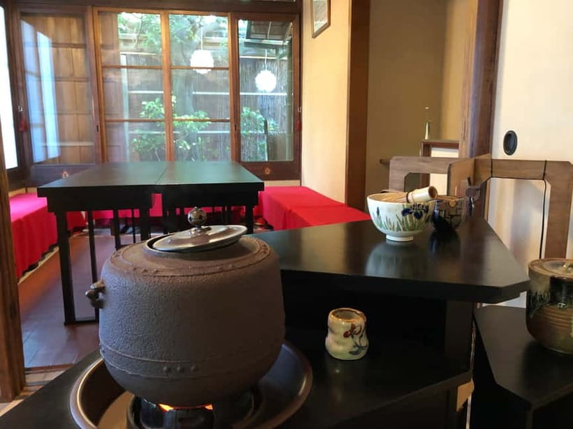 Kimono & Tea Ceremony Experience in a Kyoto Cultural Asset - Entering Tondaya, a Meiji-era machiya in Nishijin