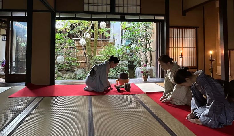 Kimono & Tea Ceremony Experience in a Kyoto Cultural Asset - Walking through the six tsuboniwa gardens