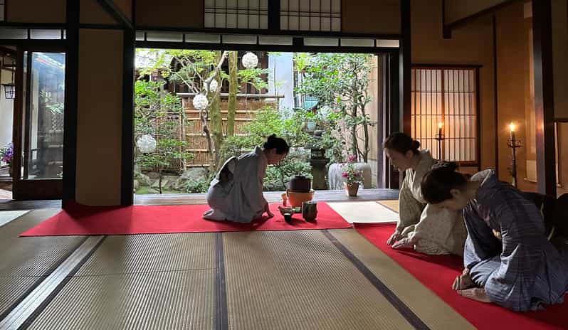 Kimono & Tea Ceremony Experience in a Kyoto Cultural Asset - Getting dressed in a 100% silk kimono