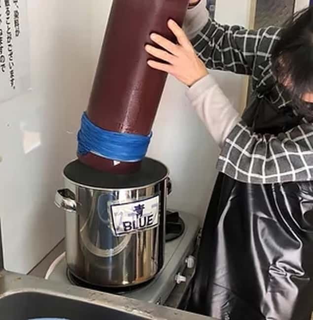 Kyo-arashi Shibori Scarf Class at Kyoto Shibori Museum - A hands-on introduction to Kyoto shibori