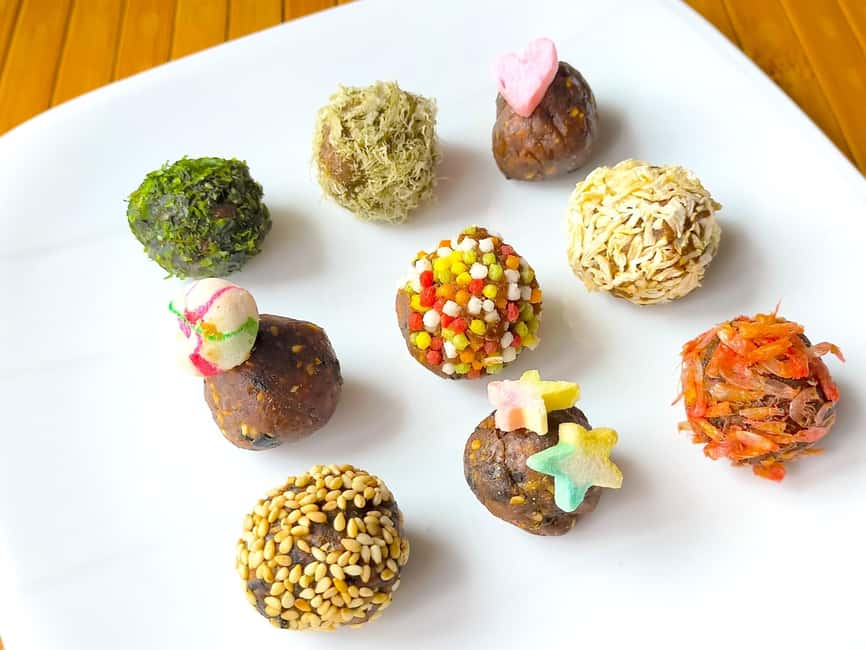 Kyoto｜10 miso & soup tastings, miso balls & light meal - Making a miso ball you can use at home
