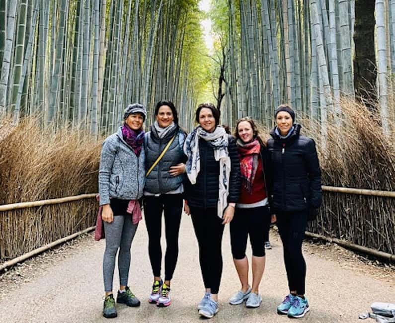 Kyoto: Arashiyama Bamboo Grove, Monkey Mountain Walking Tour - Meeting the monkeys at the summit