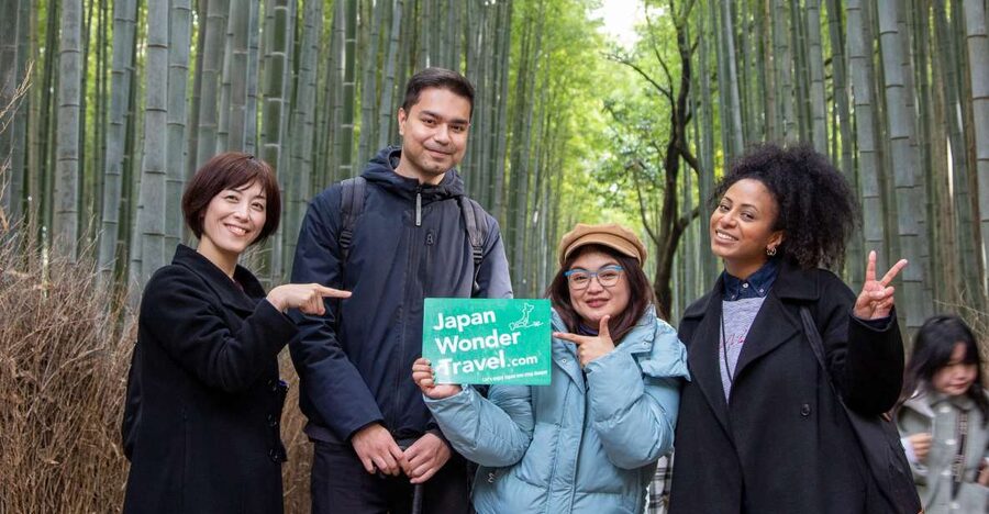 Kyoto Arashiyama Customized Private Tour - Crossing Togetsukyo Bridge for the first wide view