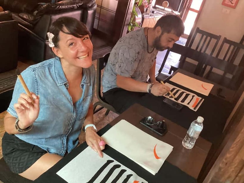 Kyoto: Calligraphy Workshop with Meditation - My Take on the Calm, Creative Format