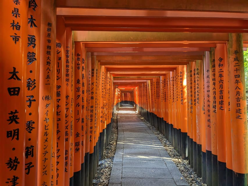 Kyoto: Early Morning Fushimi Inari Shrine - Beat the Crowds - The first torii gates and Fushimi Inari Taisha