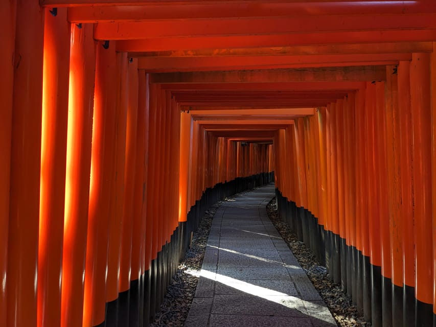 Kyoto: Early Morning Fushimi Inari Shrine - Beat the Crowds - Walking through the orange torii tunnels