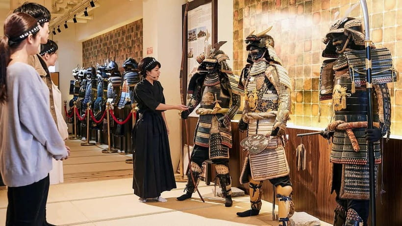 Kyoto : Family-Friendly Sword Lesson at Samurai Ninja Museum - Putting on hakama, armor, and a samurai helmet