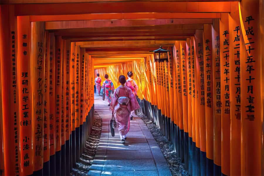 Kyoto: Fushimi, Arashiyama - Bamboo, Monkey, Torii & Secrets - Moving from Fushimi Inari to Arashiyama