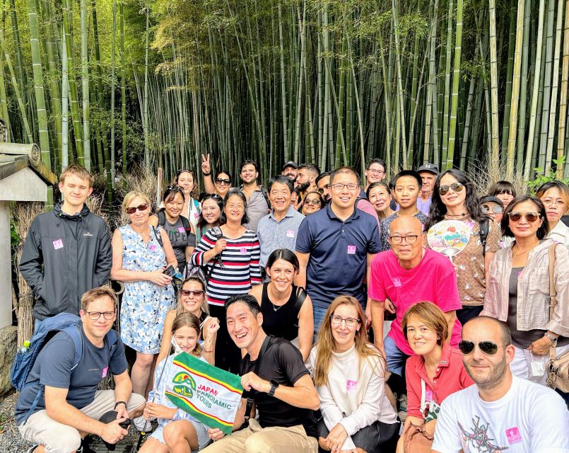 Kyoto: Fushimi Inari, Kinkakuji, Bamboo Grove 1 Day Bus Tour - Walking through Sagano Bamboo Forest