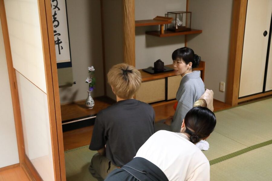 Kyoto Fushimiinari:Wagashi Making & Small Group Tea Ceremony - Tasting your wagashi with matcha