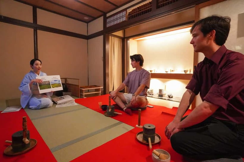 Kyoto Gion Tea ceremony & Wabi-sabi Walking Tour - Short stops for tea bowls, art, and quiet spaces