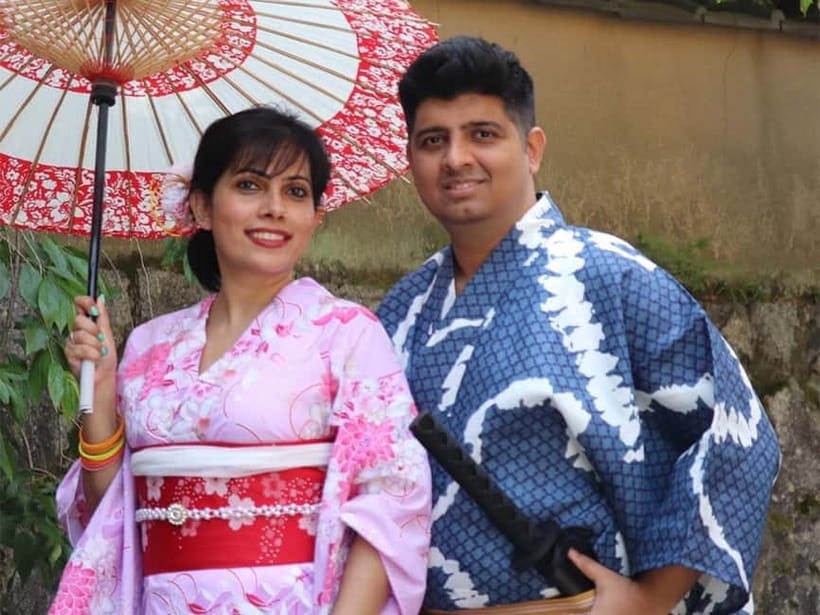 Kyoto Kimono Rental mimosa |Kimono/Yukata Rental Couple Plan - Who will enjoy this plan most
