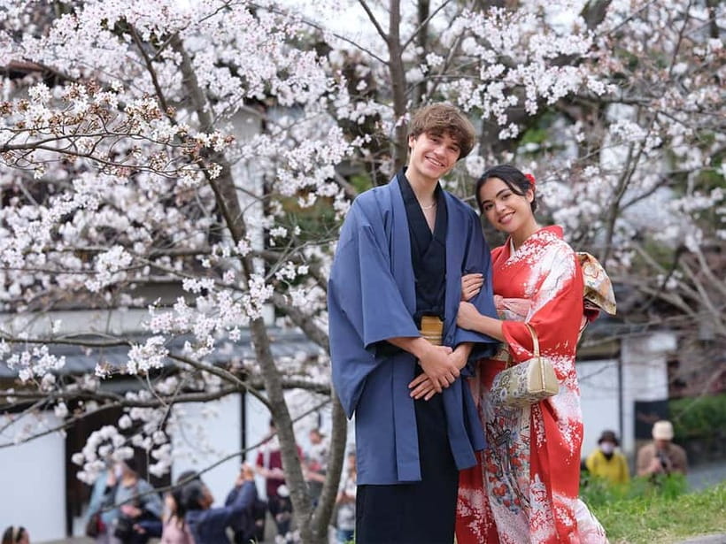 Kyoto Kimono Rental mimosa |Kimono/Yukata Rental Couple Plan - A full day for Higashiyama sightseeing
