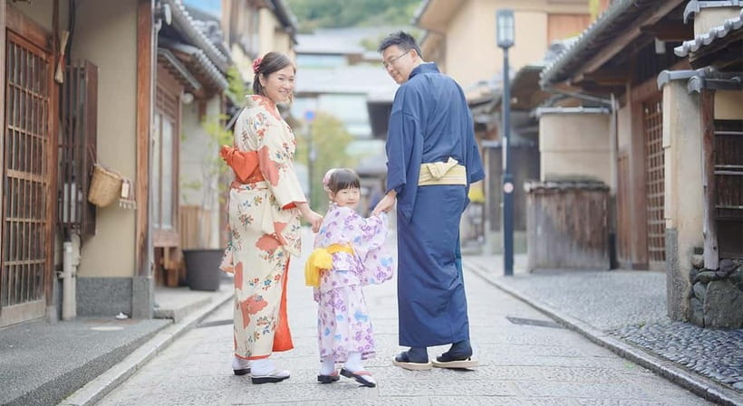 Kyoto Kimono Rental mimosa|Kimono/Yukata Rental Family Plan - Why Mimosa works well for a family day in Kyoto