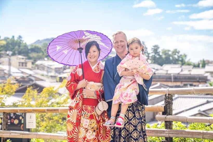 Kyoto Kimono Rental mimosa|Kimono/Yukata Rental Family Plan - Optional accessories and the real cost