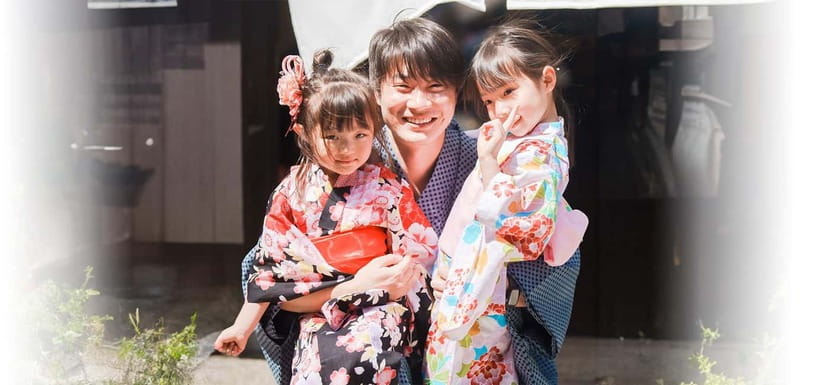 Kyoto Kimono Rental mimosa|Kimono/Yukata Rental Family Plan - The dressing process and what the day feels like