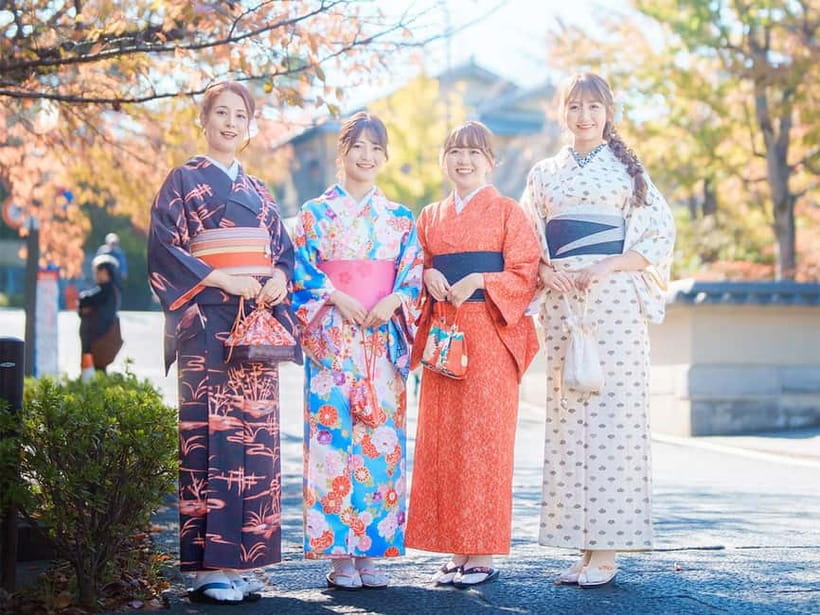 Kyoto Kimono Rental mimosa|Kimono/Yukata Rental Ladies Plan - Choosing between a kimono and a yukata