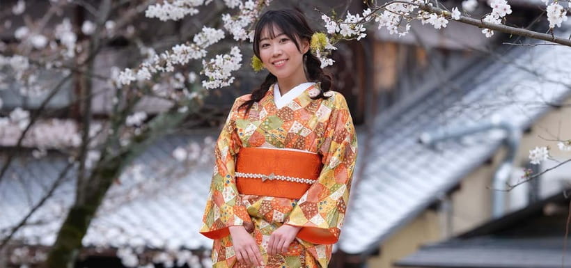 Kyoto Kimono Rental mimosa|Kimono/Yukata Rental Ladies Plan - Optional accessories and photographs
