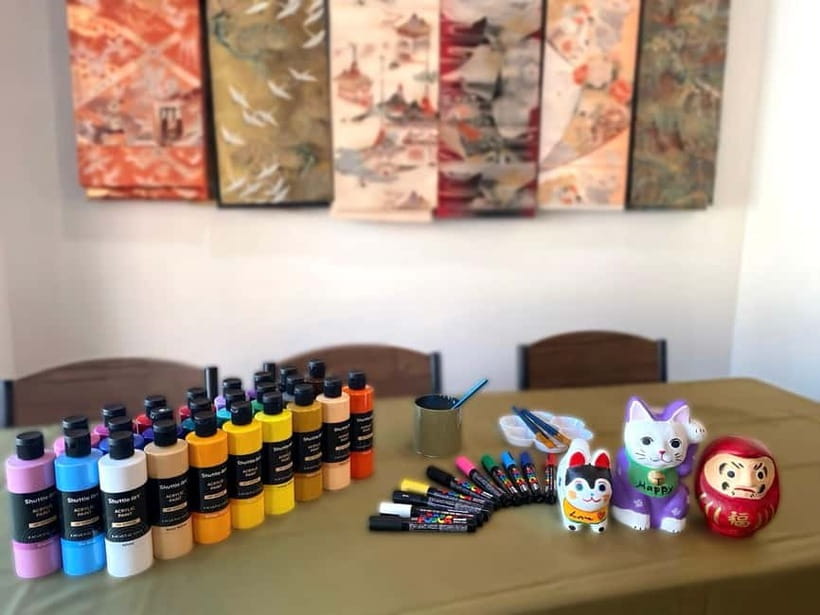 Kyoto: Make Your Own "Daruma" Craft & Painting Workshop - Painting time is the heart of the experience