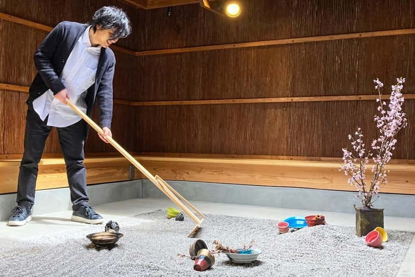 Kyoto: Make Zen Garden and Taste Matcha in Pottery Shop - What happens during the 30-minute visit