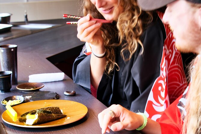 Kyoto Making Wagyu Sushi experience - The lunch that follows your sushi lesson