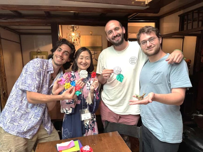 Kyoto: Mindfulness Origami Workshop, Limited 6/8–6/10 - Choosing between colorful and Japanese-patterned paper