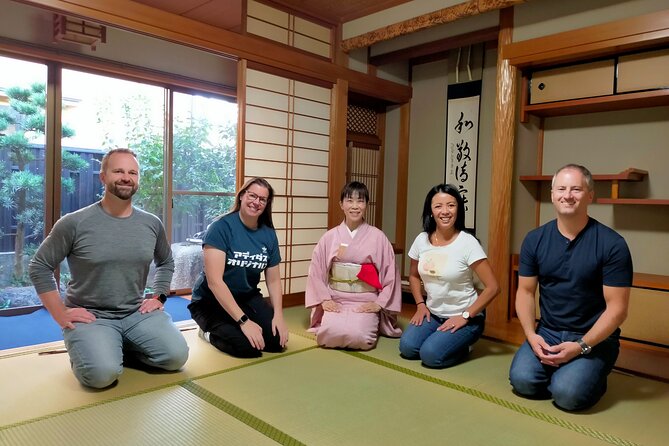 Kyoto near Fushimiinari Wagashi making&Small Group Tea Ceremony - Making wagashi in the kitchen