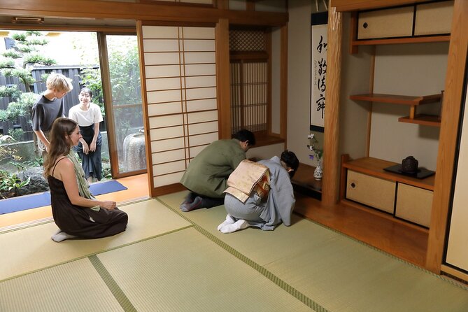 Kyoto near Fushimiinari Wagashi making&Small Group Tea Ceremony - Preparing your own bowl of matcha