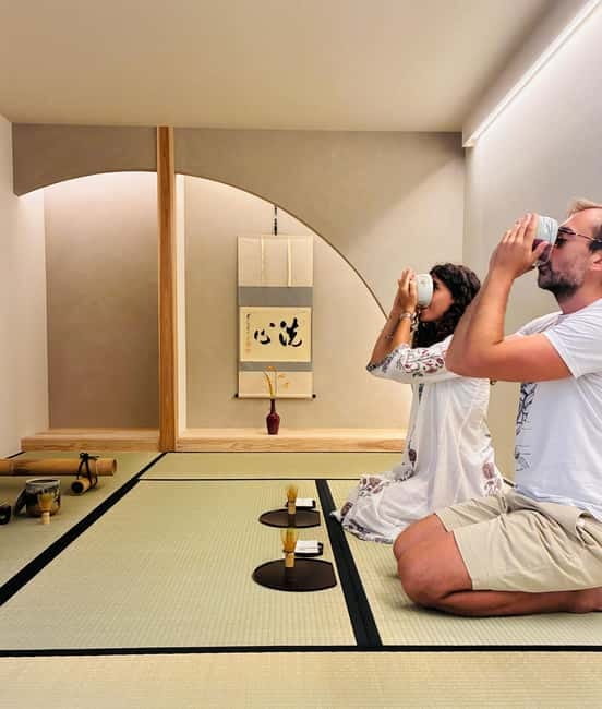 Kyoto: Newly Opened Tea Ceremony - Sanjo Chasuian - The first bowl, prepared by the host