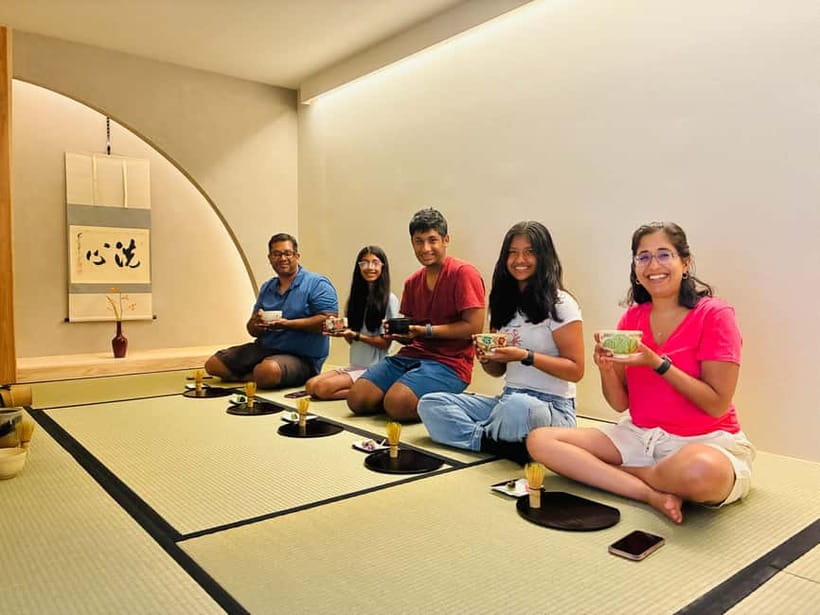 Kyoto: Newly Opened Tea Ceremony - Sanjo Chasuian - Choosing a bowl and whisking your own matcha