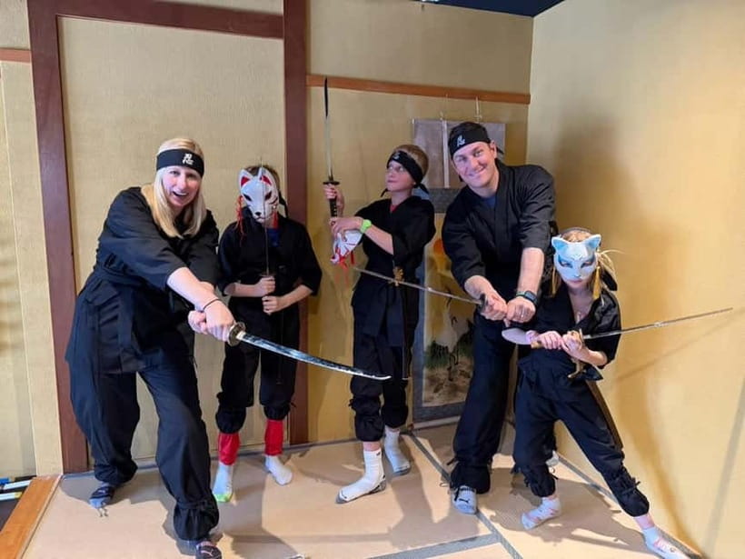 Kyoto: Ninja Experience Cafe Kyoto Gion - Shuriken practice gives the session its action-movie moment