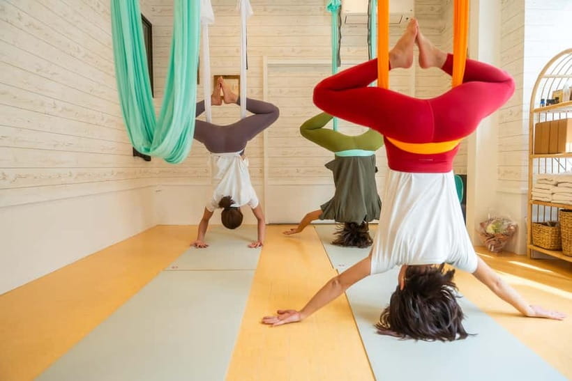 Kyoto: Private Aerial Yoga Class - A good match for a temple-focused day