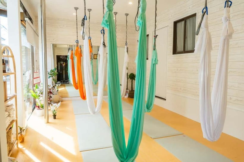 Kyoto: Private Aerial Yoga Class - What happens during the one-hour private class