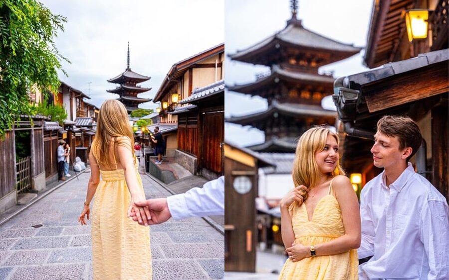 Kyoto: Private Gion District Photoshoot Experience - Meeting in Gion and setting the pace