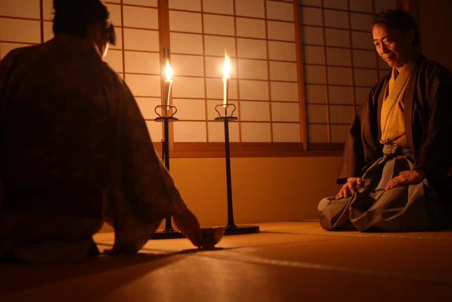 Kyoto Private Tea Ceremony at a Japanese Inns - A candlelit ryokan near Higashi Honganji